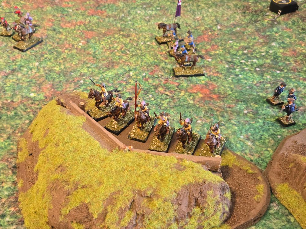 Royalist horse and dragoons reoccupy the defenses