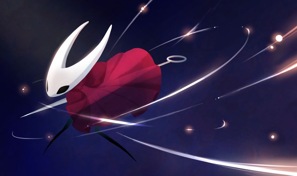 Art featuring Hornet from Silksong.