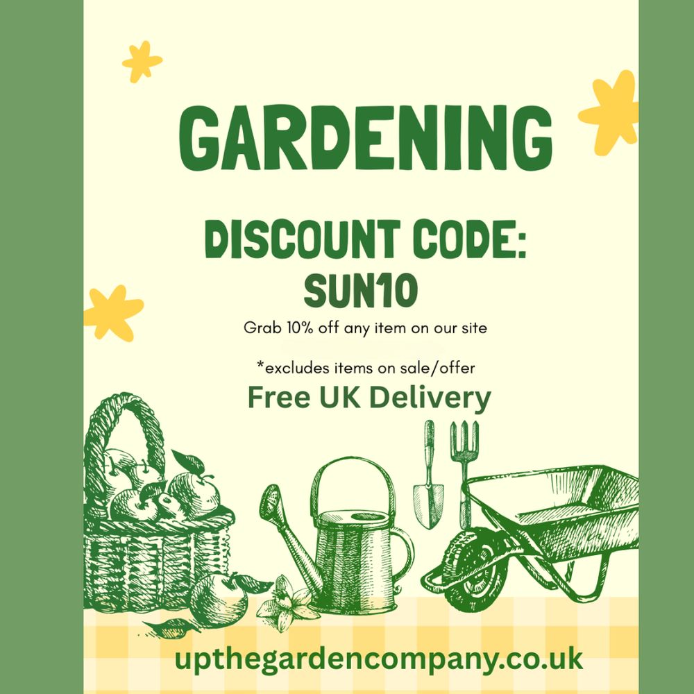 GARDENING. Discount code: SUN10 Grab 10% off any item on our site. *excludes items on sale/offer. Free UK Delivery. upthegardencompany.co.uk