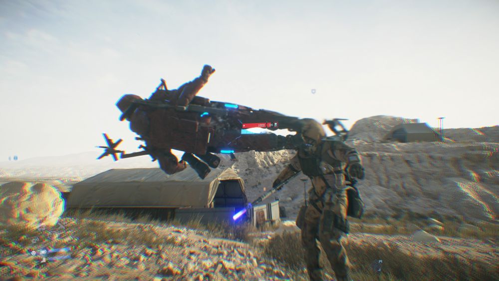 Sam doing a really cool jump kick move against a local MULE camp. Sam is close to 6 feet in the air and perfectly straight as he flies into the man's head with the bottom of his boots.