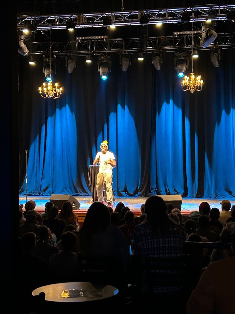 Kam on stage at the Blue Note 