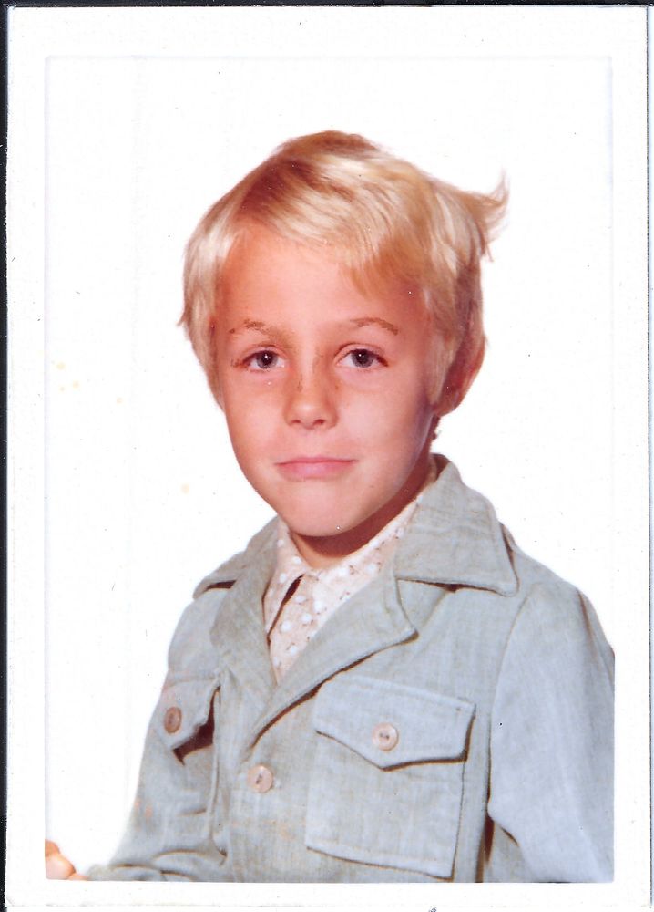 Young David in a Safari Suit from the 70's