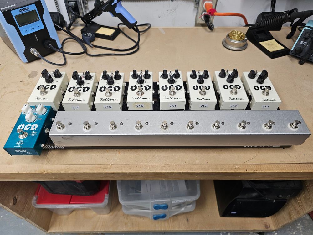 OCD Distortion guitar pedals