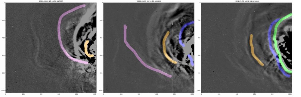 Solar storms observed by STEREO-A in May 2024