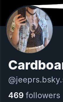 Screenshot of my profile that says I have 469 followers (not the numbers 6 and 9 being right next to each other, it is quite funny)