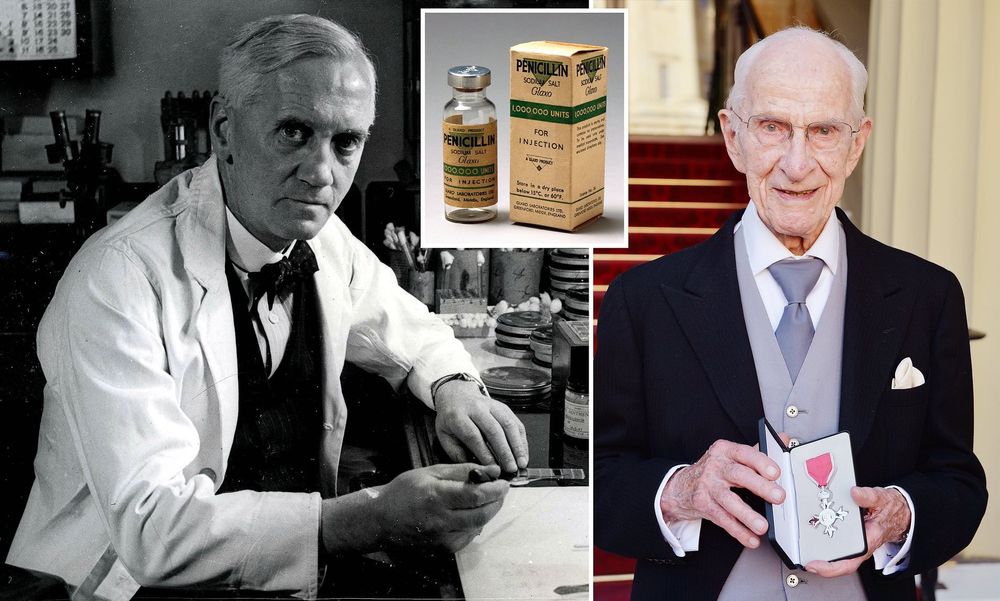 Photo of Sir Alexander Fleming. 