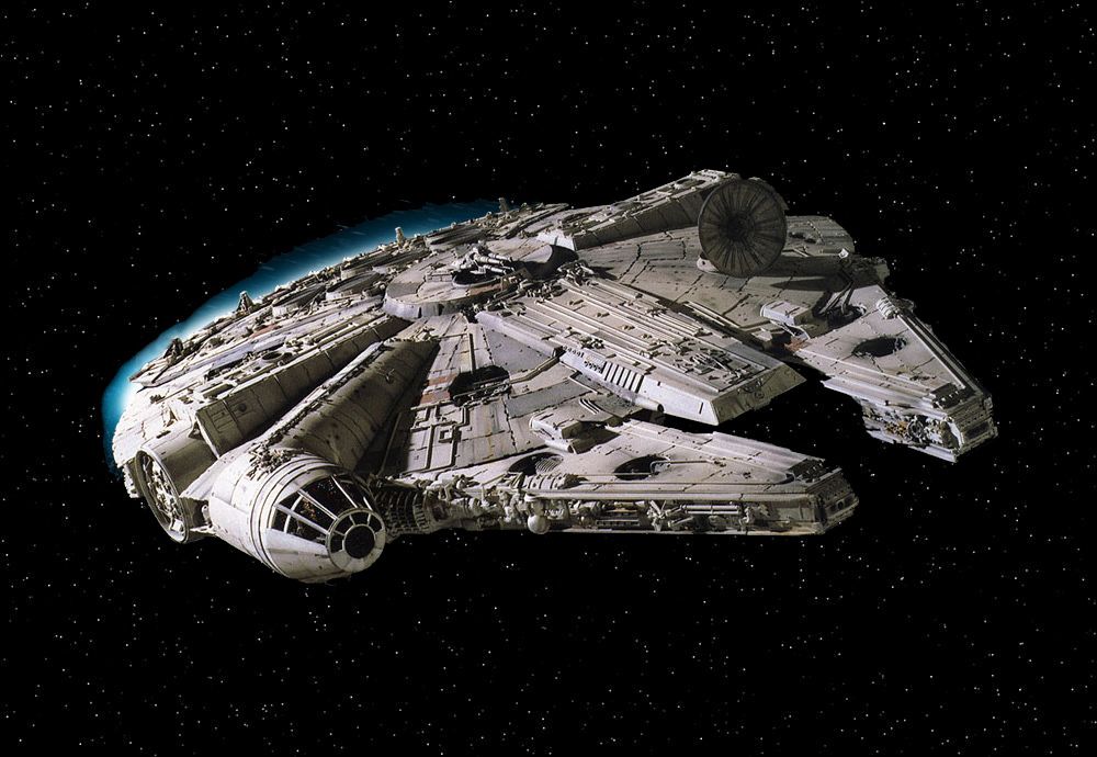 The Millennium Falcon from Star Wars