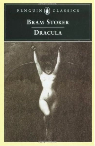 Book cover showing female vampire