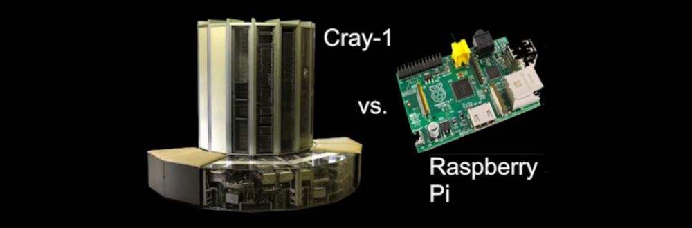 Comparing the 1970’s Cray-1 supercomputer against the Raspberry Pi single-board computer range #Ra...