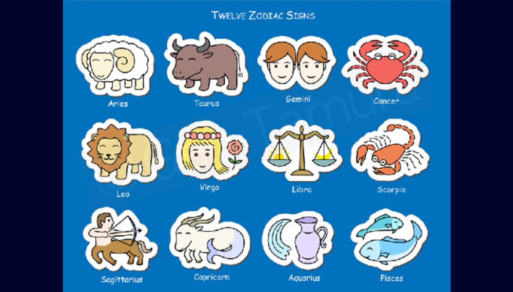 Twelve Zodiac Signs