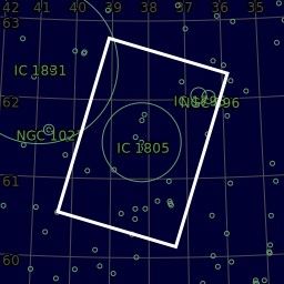Sky map - Zoom level 2