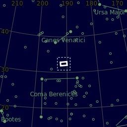 Sky map - Zoom level 1