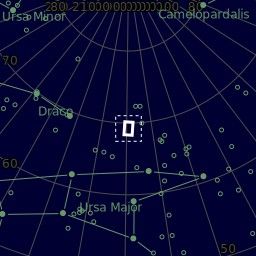 Sky map - Zoom level 1