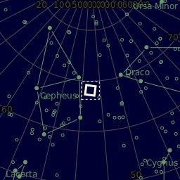 Sky map - Zoom level 1