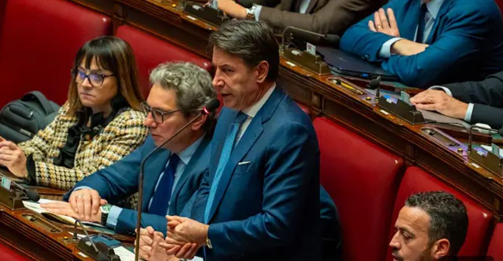 Giuseppe Conte alla Camera 