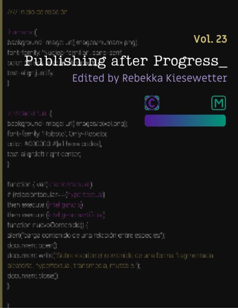 CM Vol 23 Publishing After Progress