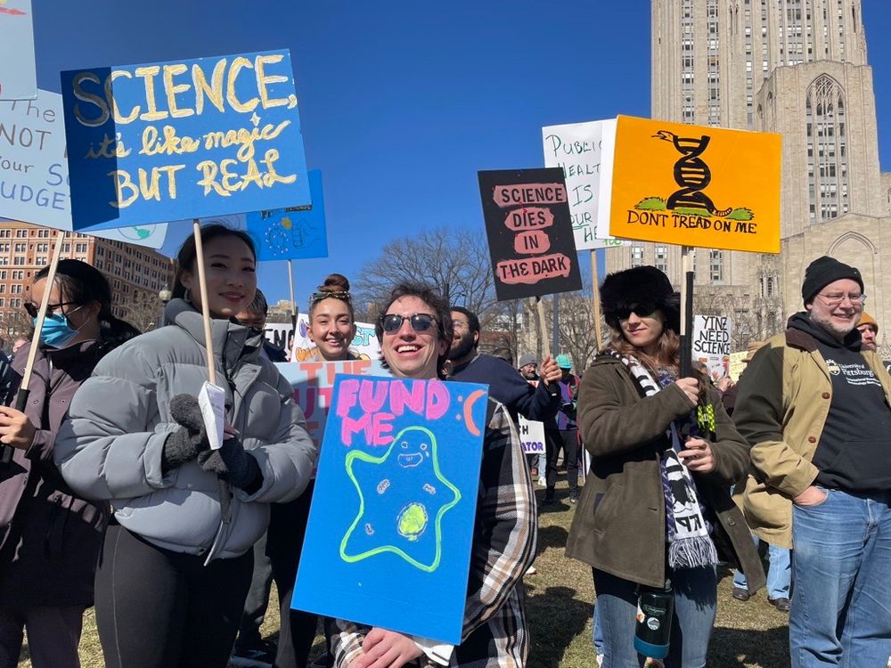 CSB members at the Stand Up for Science event in Pittsburgh