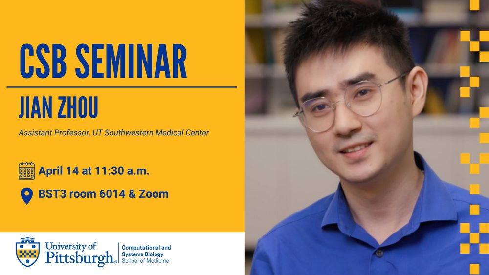 CSB Seminar Series with Jian Zhou on April 14