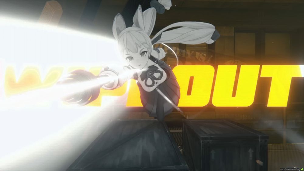 a series of images showcasing various wipeout screens from the video game Zenless Zone Zero, in which the characters are shown striking cool and/or silly poses after dealing the final blow in combat.