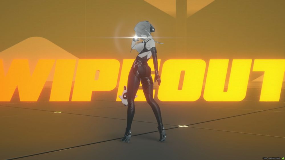 a series of images showcasing various wipeout screens from the video game Zenless Zone Zero, in which the characters are shown striking cool and/or silly poses after dealing the final blow in combat.