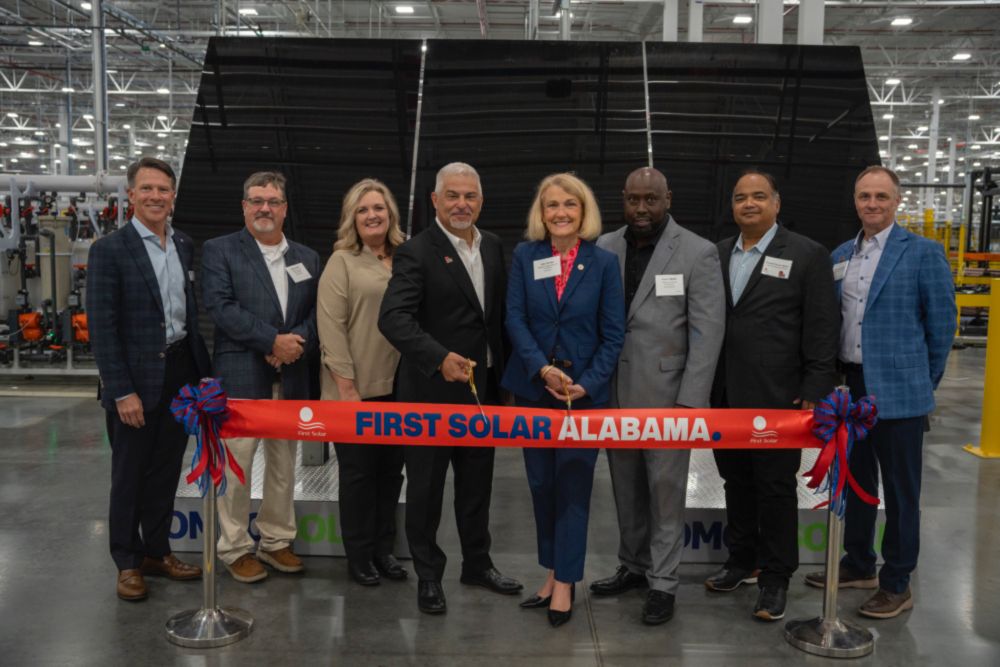 First Solar inaugurates $1.1 billion Alabama manufacturing facility - Made in Alabama