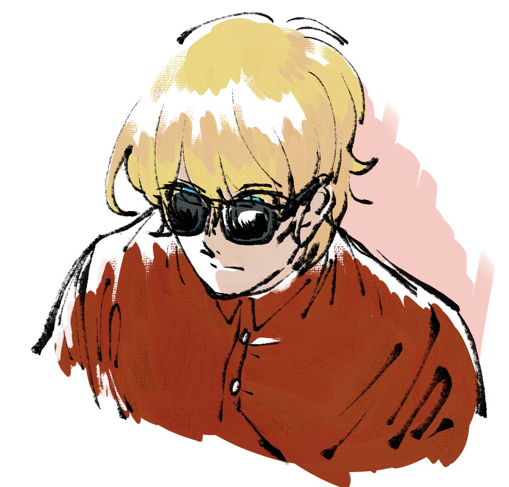 Gundam fan art of Char Aznable