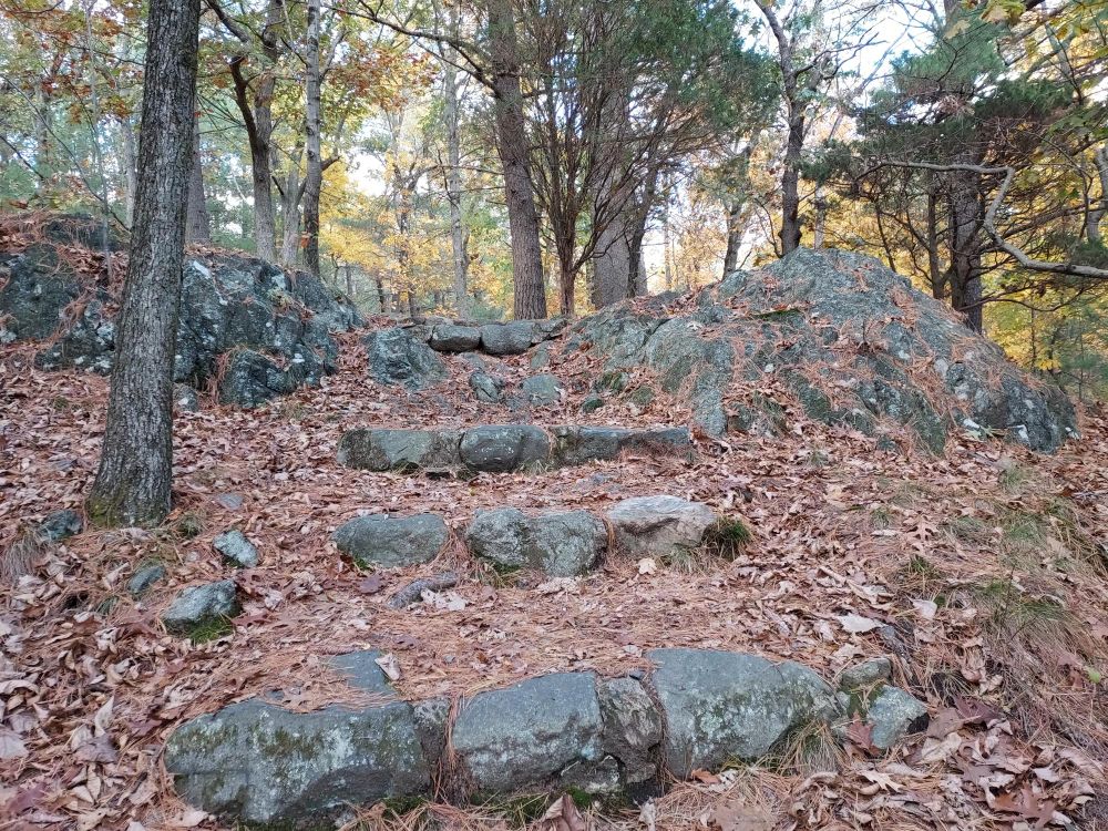 Top of the stone stairs at Prospect Hill; these pics loaded in reverse order.