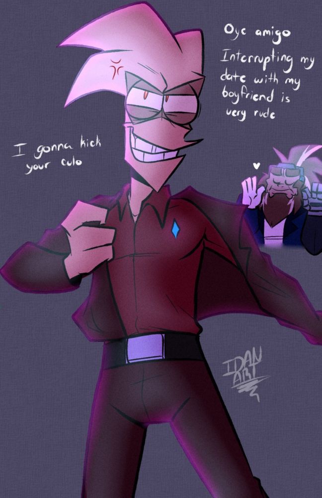Someone interrupted their date 