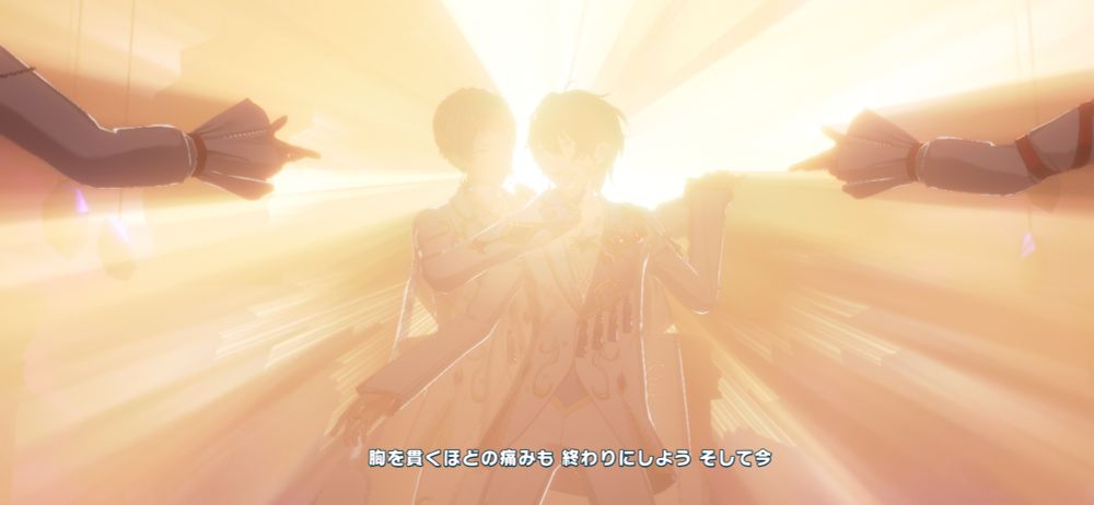 照明(尊いなぁ…せや！神々しくしたろ！)
「びきゃぁぁぁぁぁ」
結果　見えない☆
