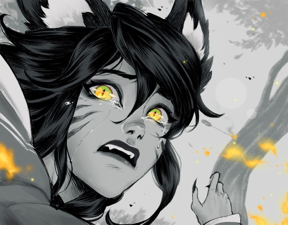 Ahri running away from Ionian archers 