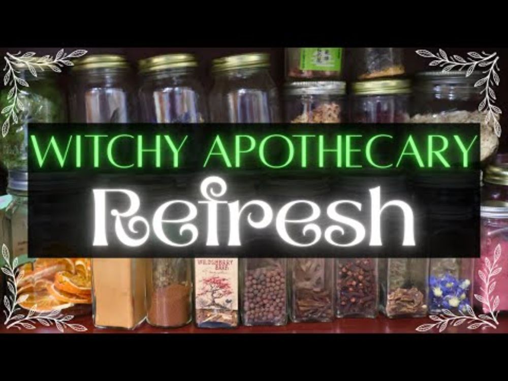 Spring Clean My Green Witch's Apothecary With Me! 🌿#springcleaningwitchrachele