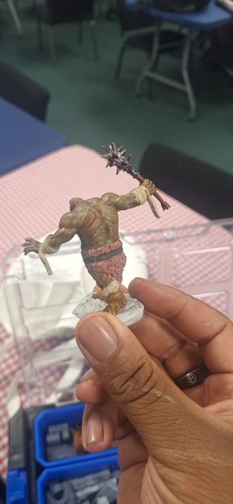 Rear view of ogre zombie 