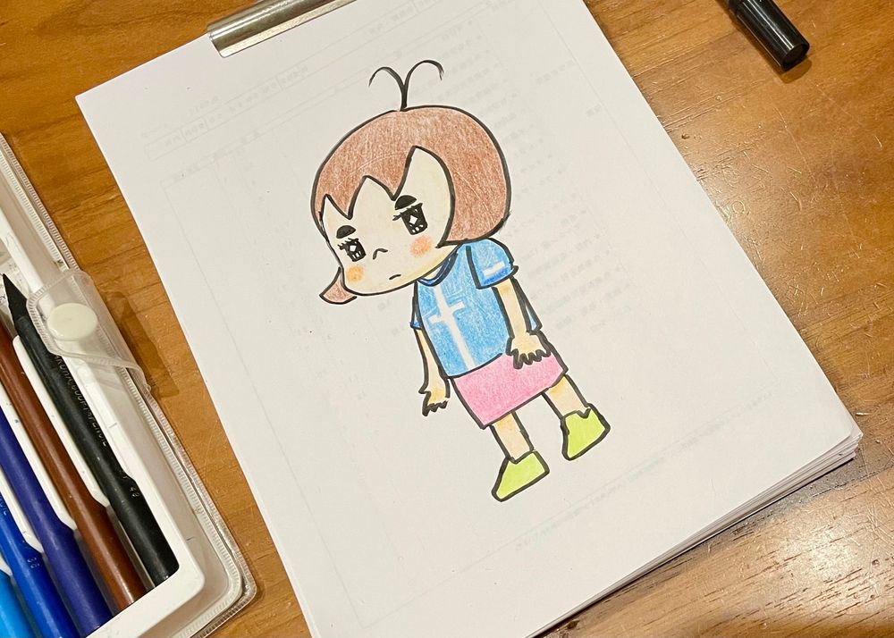 カマタマーレ讃岐サポーターのトン子さんのファンアート