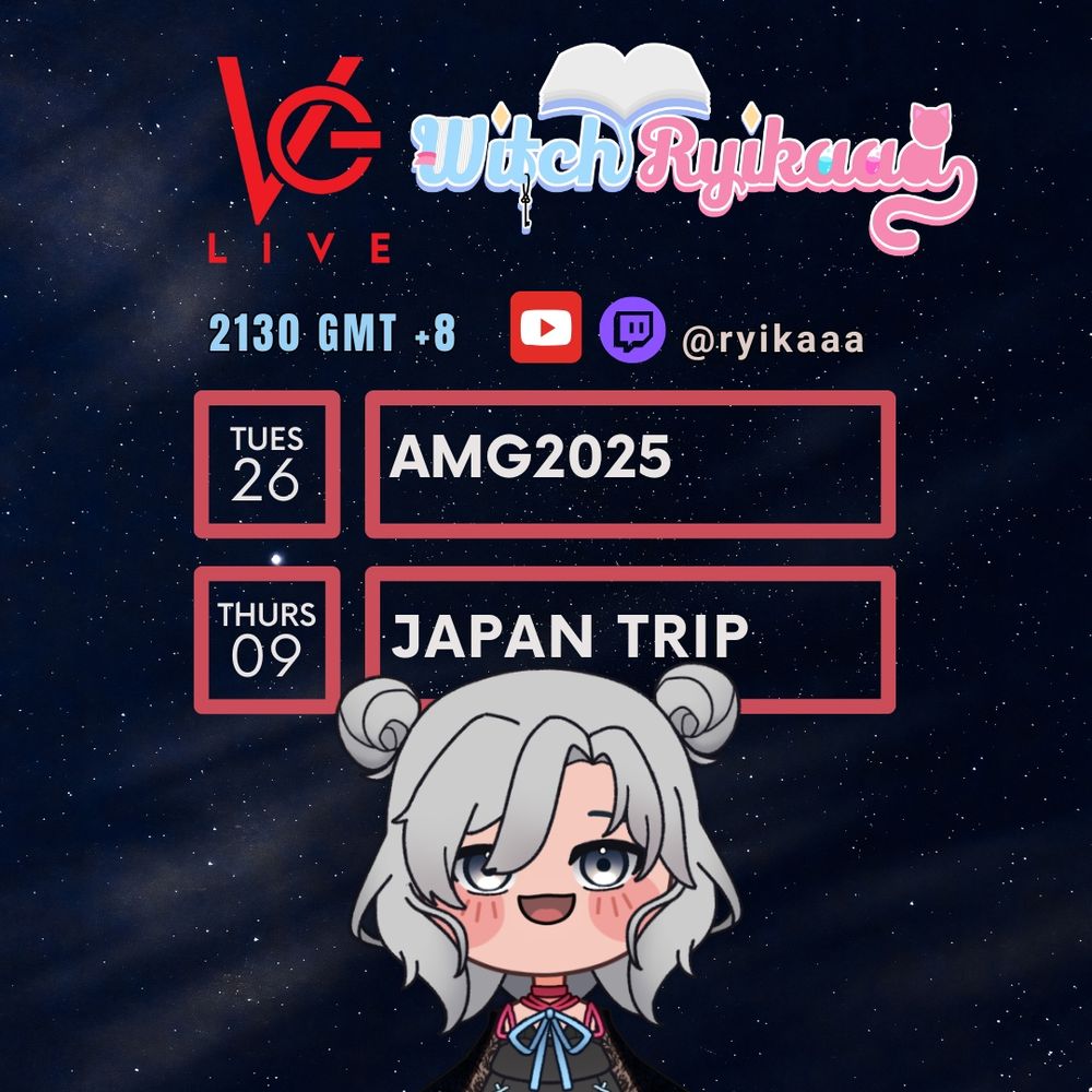 Image shows Ryikaaa Content Schedule for Week 35 - 37.