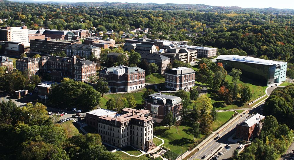 aerial view of RPI campus