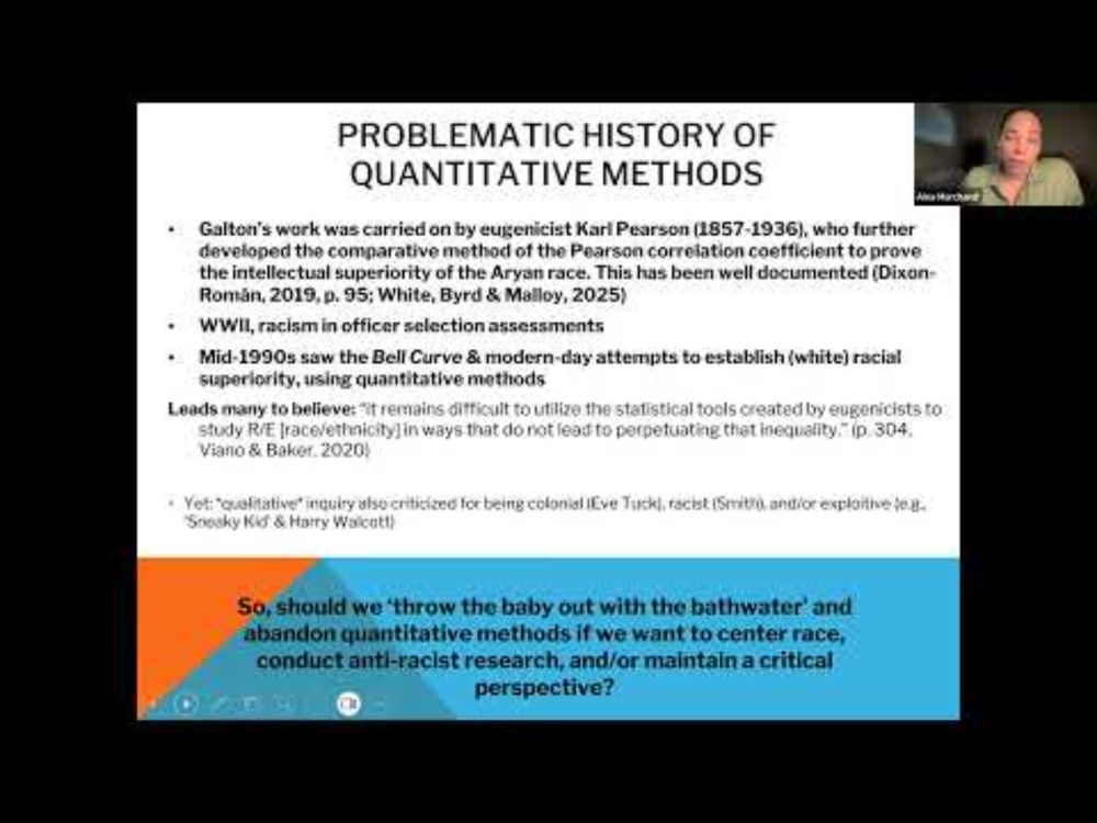 Division 15 Race & Diversity Webinar: A Critical Quantitative Measurement Perspective