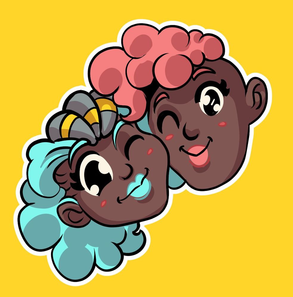 Nie e Nomusa, personagens de A Parte que me Faltava