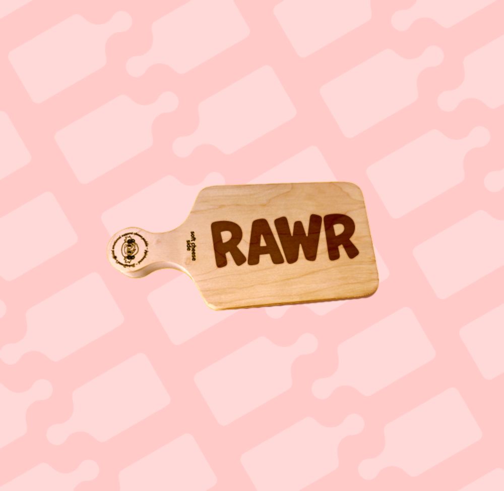 RAWR Cheese Paddle (New Chibi Version) LIMITED TIME | The FujoCoded Store