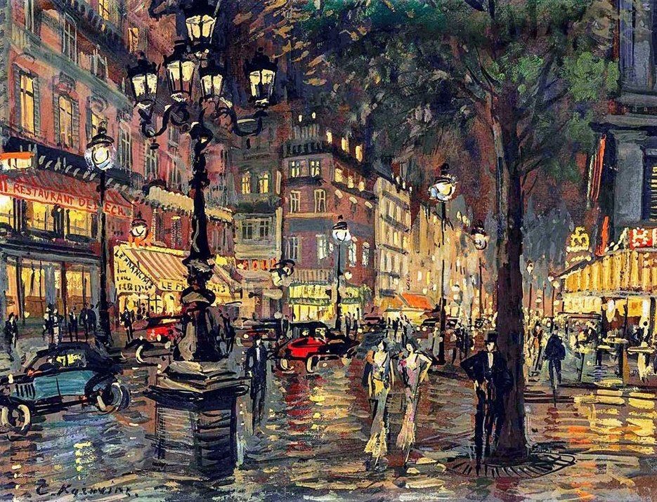 Konstantin Korovin, Paris at night