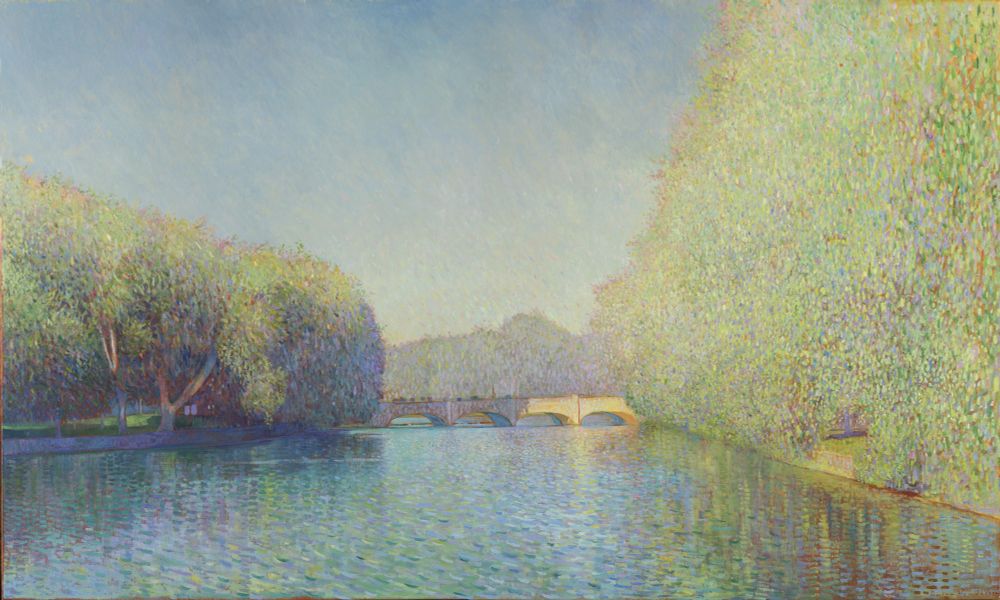 Gordon Street Bridge, Oil On Canvas, Quinn Henderson 2023 