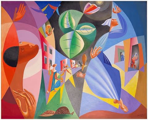 Léopold Survage (1879-1968), Le Soleil [The Sun], 1944