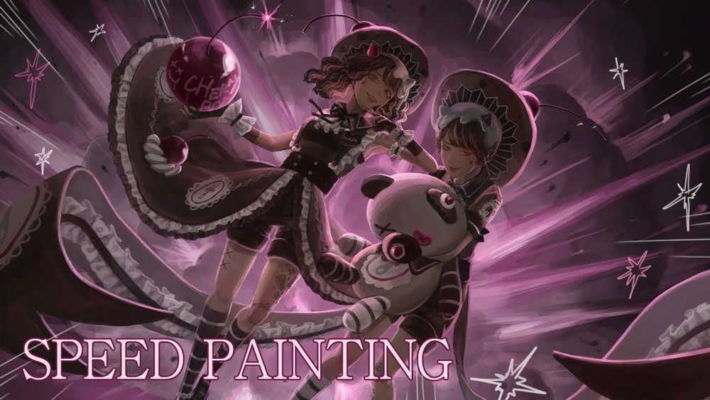 Boom! Devilish Hansel and Gretel Illustration 💣💥| Speed painting |