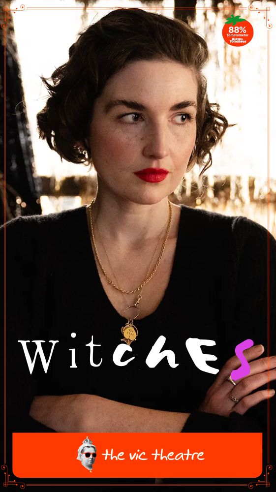 Film poster for the documentary witches, showing an image of a woman who may or may not be a witch