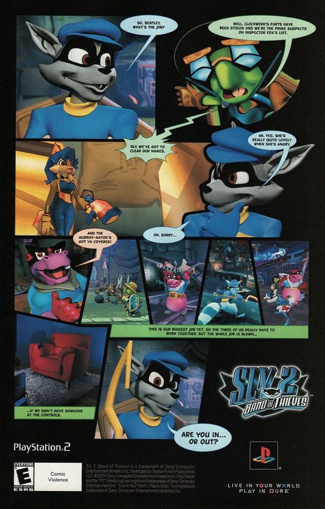Sly cooper 2 ad