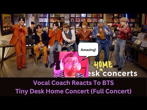 This was incredible! - BTS - Tiny Desk (Full Concert) - Vocal Coach Reacts