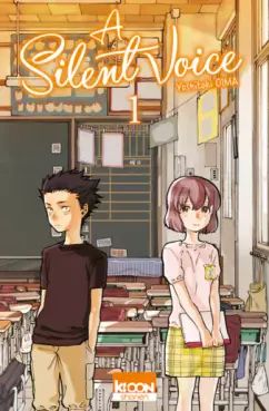 Cover of volume 1 of the manga A Silent Voice
