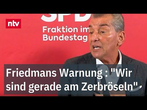 Friedmans aufrüttelnde Warnung an Deutschland: "Wir sind gerade am Zerbröseln"
