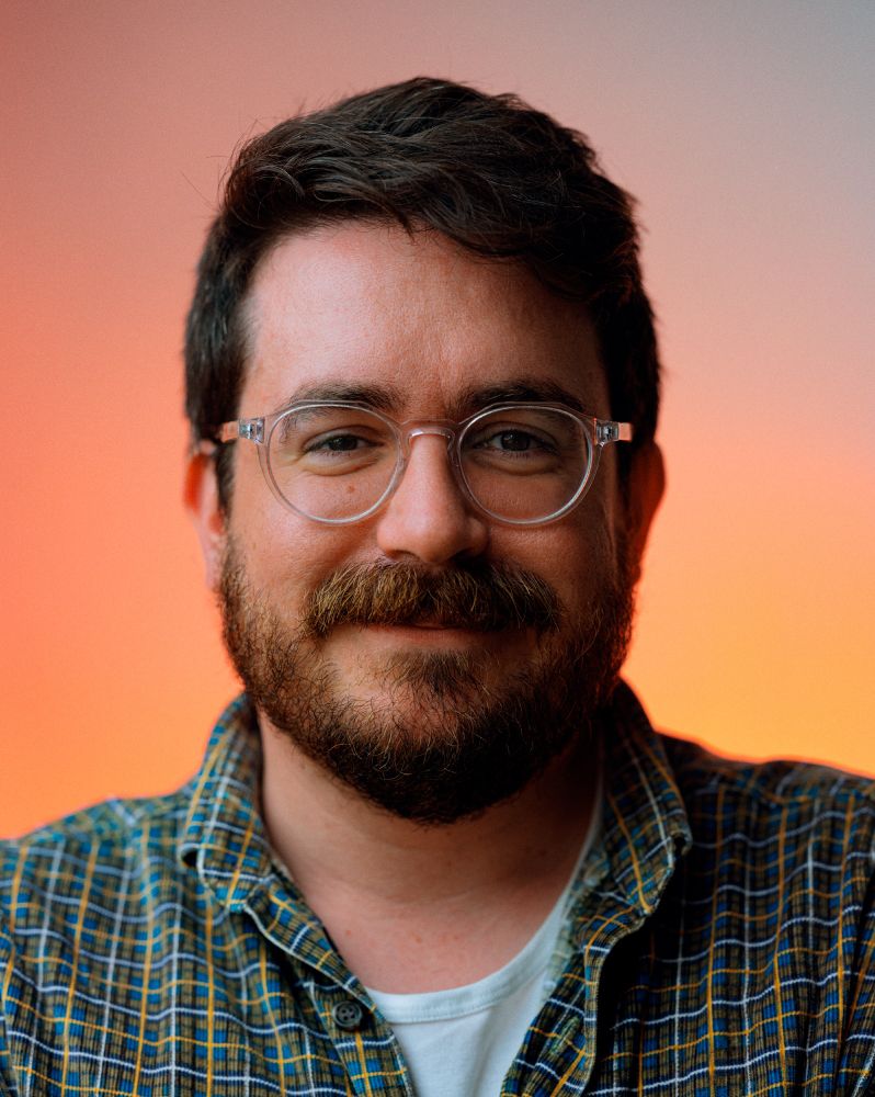 A headshot of Tim Foley, by photographer Tarek Slater