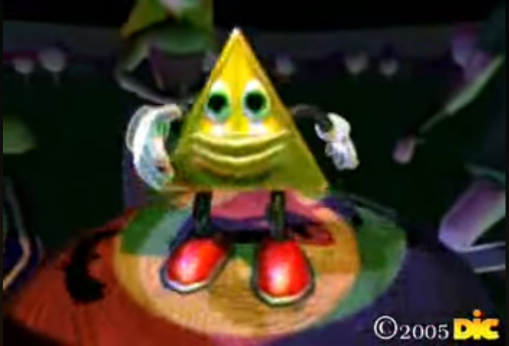 The Dancing Triangle from The Legend of Zelda: The Light of Courage