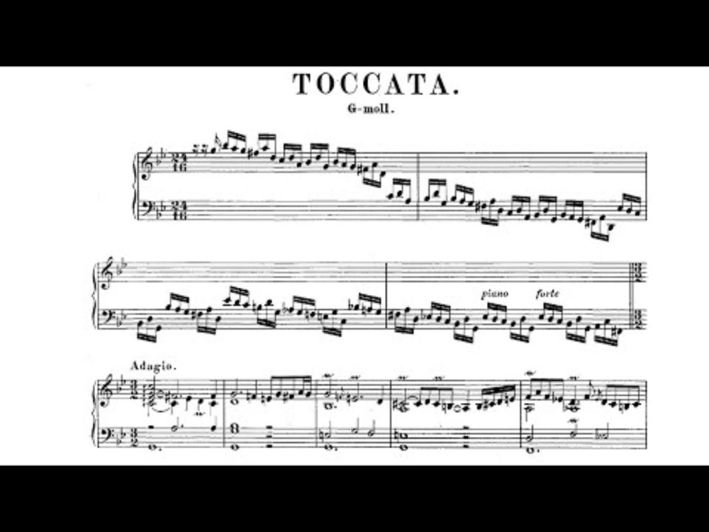 JS Bach: Toccata in G minor BWV 915 - Glenn Gould, 1979 - Columbia M 35831